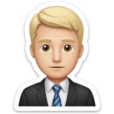 AN UNCLE with a tie in business clothes sticker