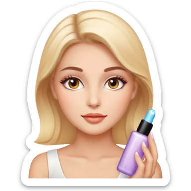 create me an image for a vertical in my super app, which is a beauty vertical sticker