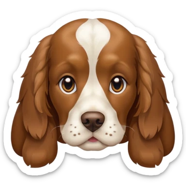 cocker spaniel dog sticker