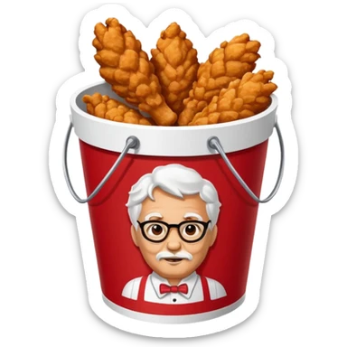 KFC bucket sticker