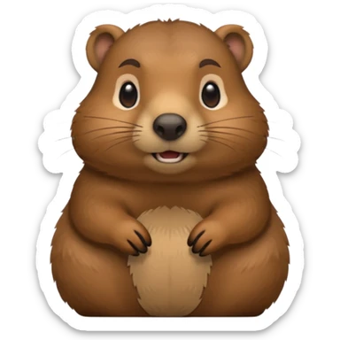 groundhog sticker
