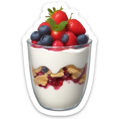 Yogurt parfait  sticker