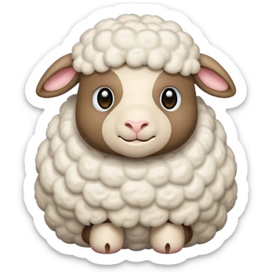 stuffed lamb jellycat sticker