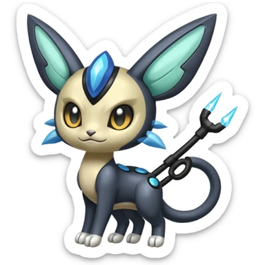 Meloetta-Zekrom-Gatomon-Pteromon-hybrid sticker