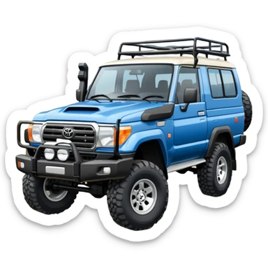 Toyota landcruiser 79 series  sticker