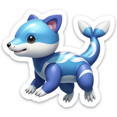 Palkia-Kyogre-Oshawott-Furret-fusion sticker