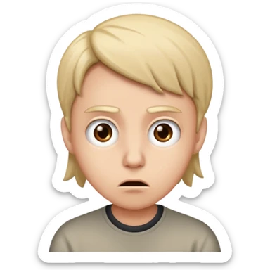 Someone with a the fuck do you mean face “emoji” sticker