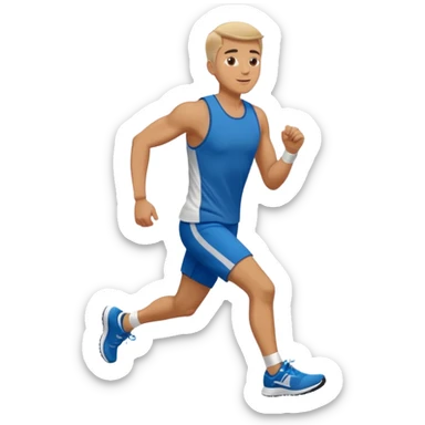 Morning Jogger man sticker