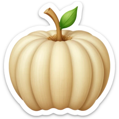 light scatter or small pile of garlic powder, pale beige, fine and dry, matte, tiny uniform granules, smooth rounded shape, no extras, apple emoji style, soft lighting, transparent background, emoji scale sticker