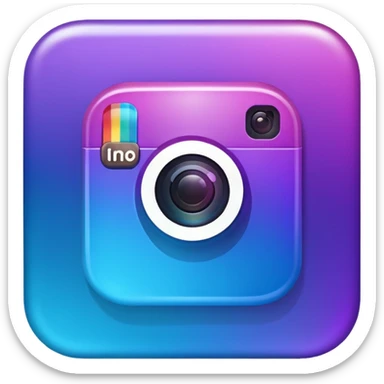 instagram logo sticker