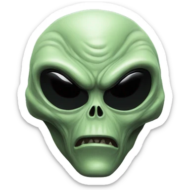 Alien airsoft sticker