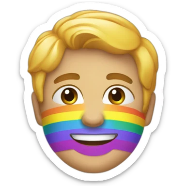 Drapeau LGBT gay sticker