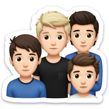 one direction band sticker
