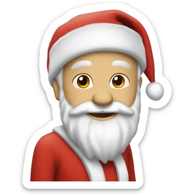 Santa make ok  sticker