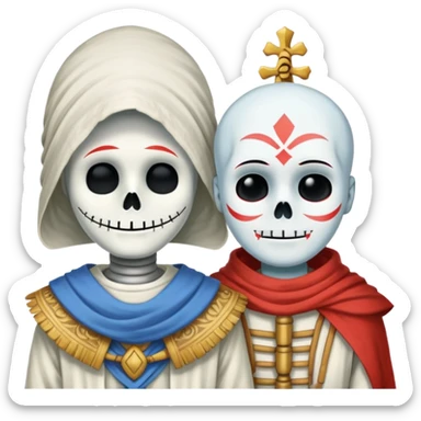 Sans and papyrus  sticker