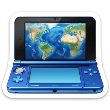 nintendo 3ds earth sticker