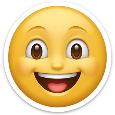 very excited emoji sticker