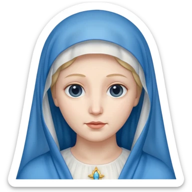 Virgin mary sticker