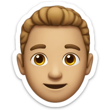 A-poop-raising-an-eyebrow sticker