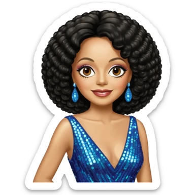 Diana Ross sticker