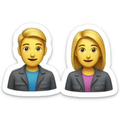 a / b testing icon sticker