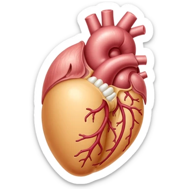 Veiny tan-colored male organ entering a moist  vagina sticker