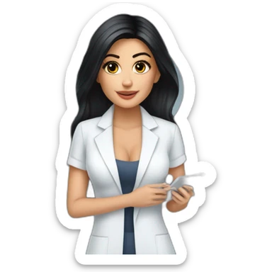 Posh-Radiologist-performing-breast-mri-to-kylie-jenner sticker