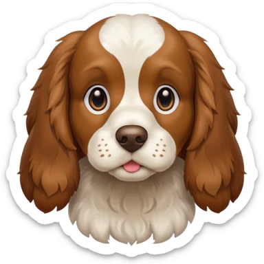 A Cocker Spaniel dog sticker