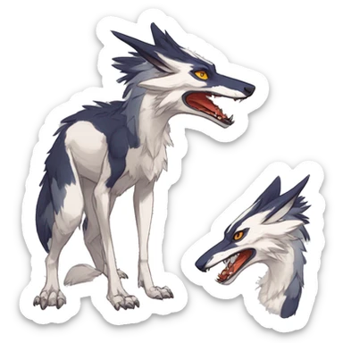 Modern Vernid-Trico-Sergal species by LiLaiRa sticker