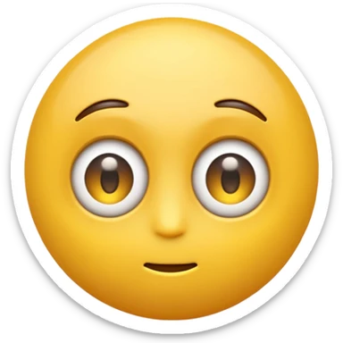 Bah alors c’est un emoji qui a des yeux super globuleux sticker