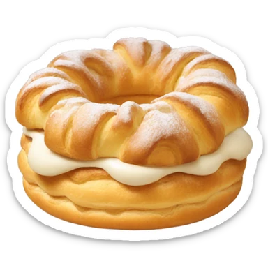 Paris-Brest pastry sticker