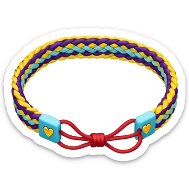 friendship bracelet sticker