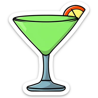 A giant martini  sticker