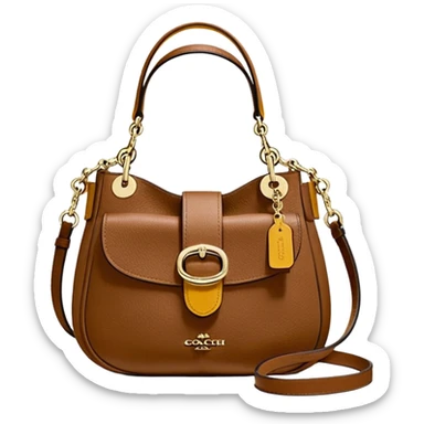 Coach Women's Hadley Mini Crossbody Bag in Pebbled Leather
 sticker