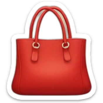 Red bag sticker