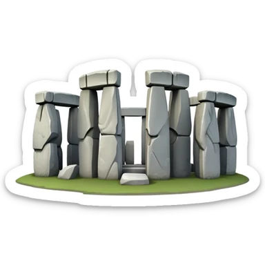 Cinematic realistic view of Stonehenge  sticker