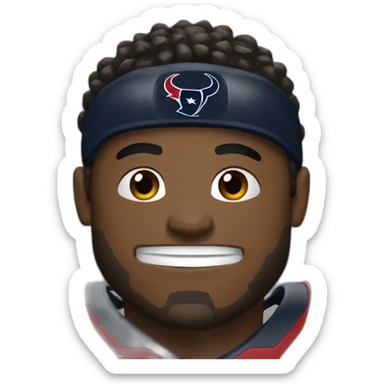 Houston texans football toro sticker