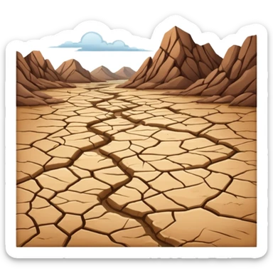 create drought river emojis sticker