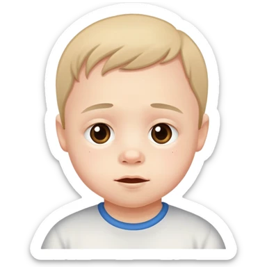 autistic kid with down syndrome sticker