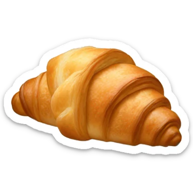croissant eating croissant sticker