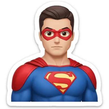 superhero like superman  sticker
