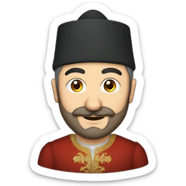 fatih sultan mehmet 2 sticker