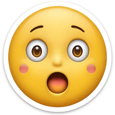 amazed enojis sticker
