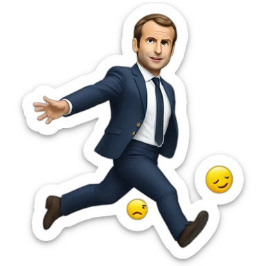 Macron qui a le cu a l'air sticker