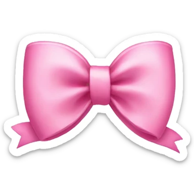 cute pink bows sticker