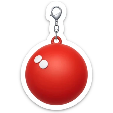 🔴 Parte de cima: vermelha, lisa e brilhante
⚪ Parte de baixo: branca
➖ No meio: uma faixa preta horizontal que divide a bola ao meio
⚪ No centro da faixa: um botão redondo branco (ou cinza claro), que parece um pequeno círculo
Formato: ⚪ Bola perfeitamente redonda sticker