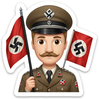 hitler swastika emoji sticker