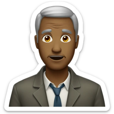 Man who fear olives sticker