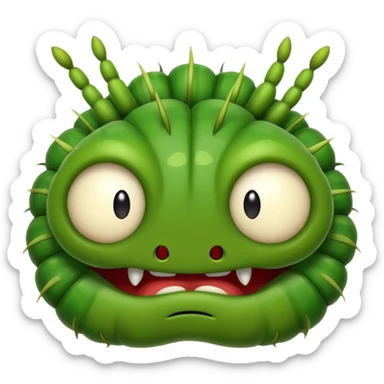 Angry Caterpillar  sticker