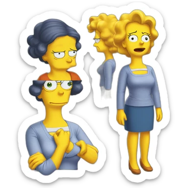 Lisa simpsons sticker